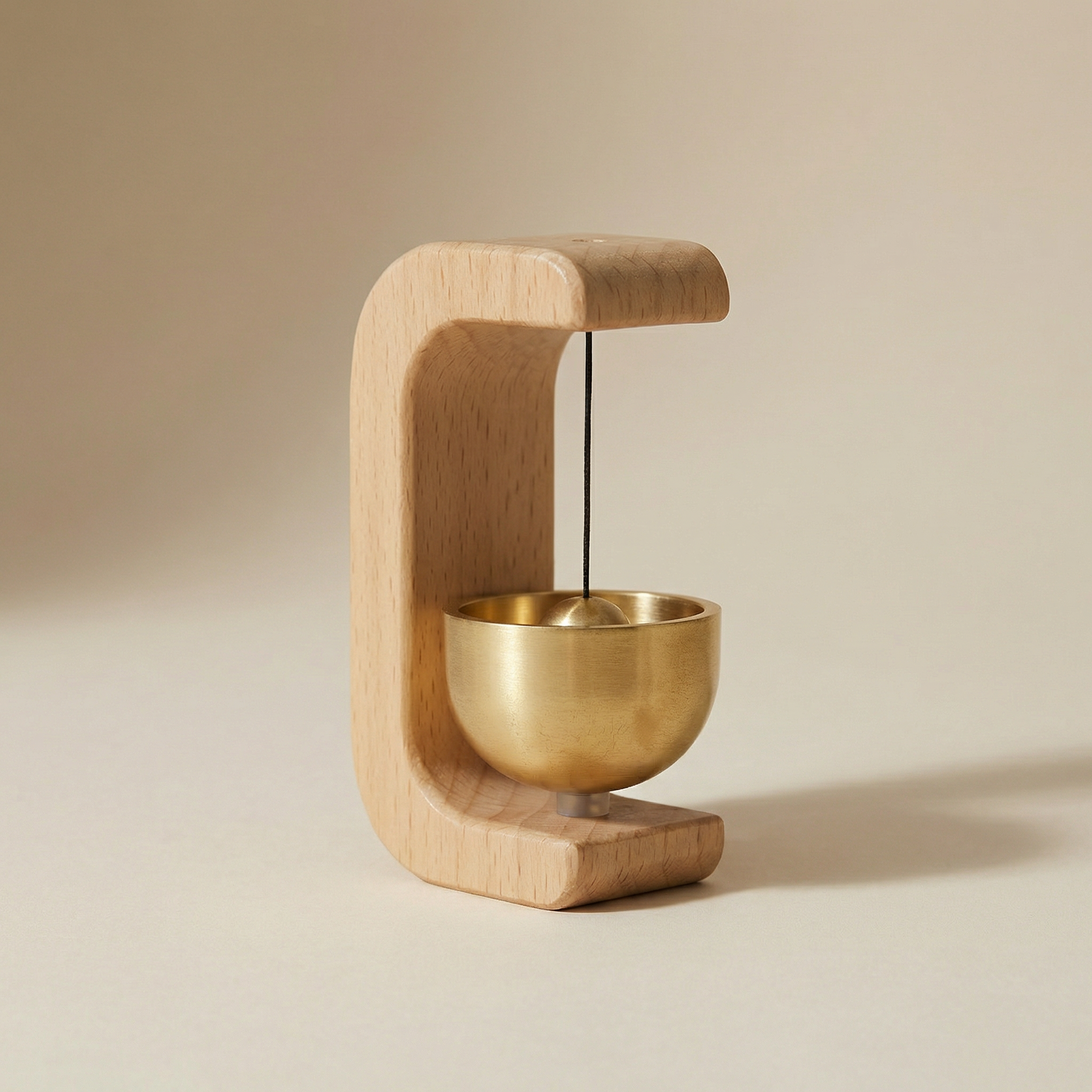 Walnut wind chime