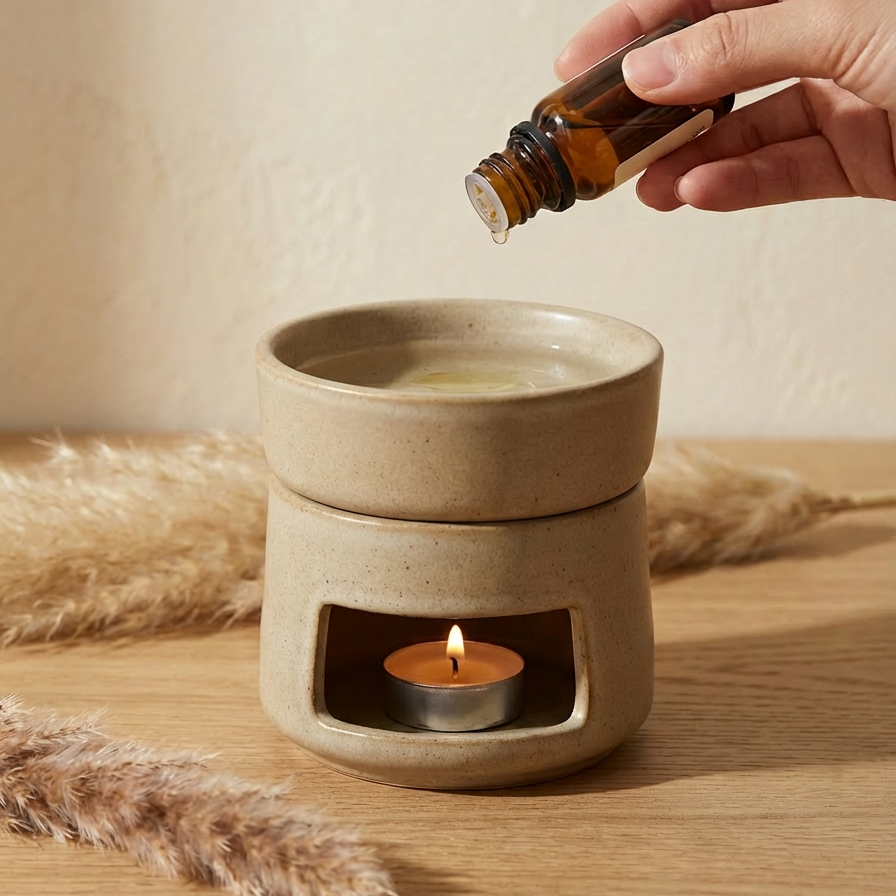ceramic oil diffuser & wax burner