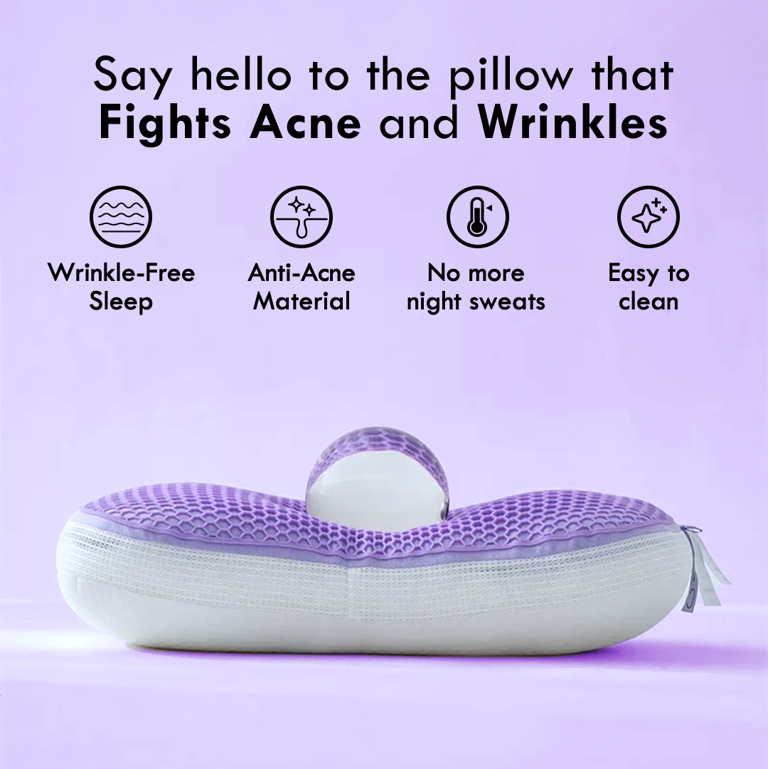 Anti-Acne & Anti-Wrinkle Beauty Pillow
