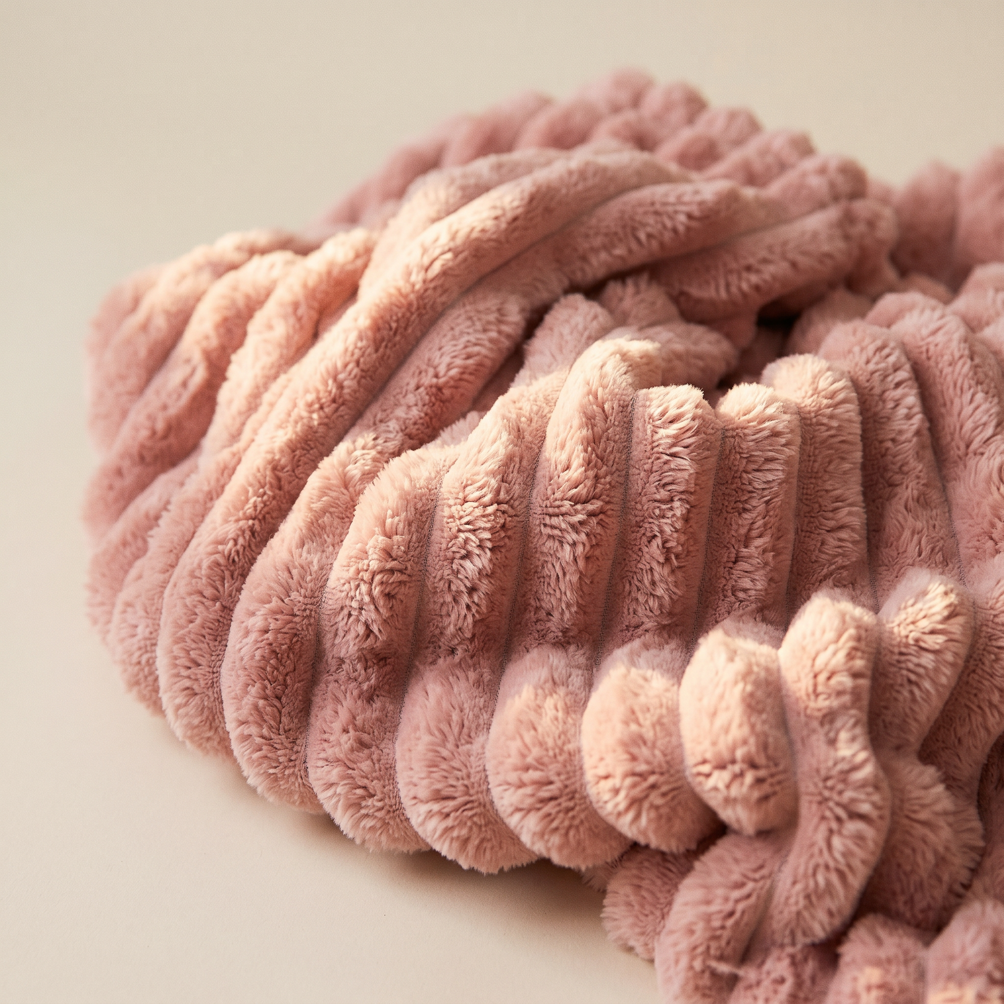 ultra soft ribbed fleece blanket