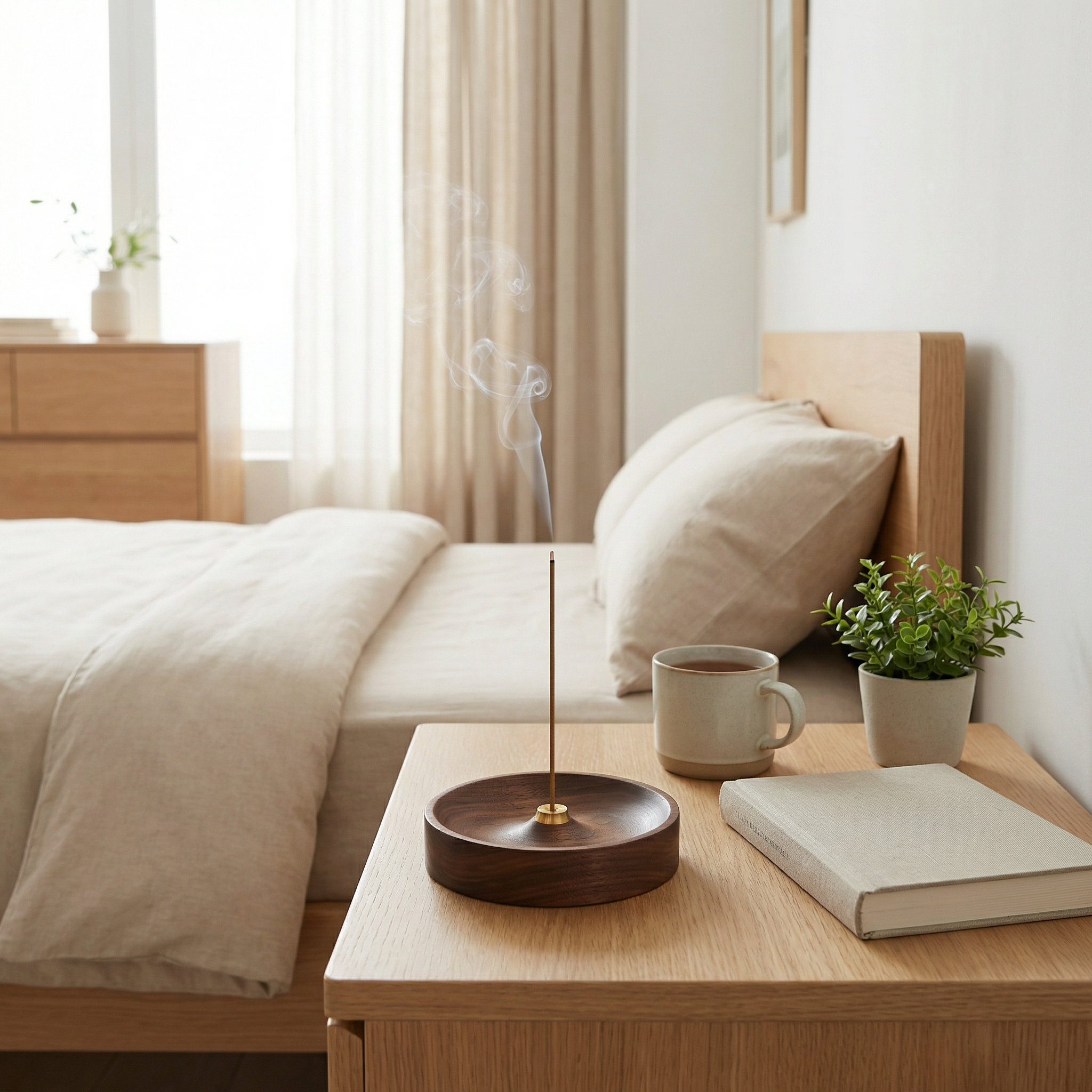 walnut incense burner