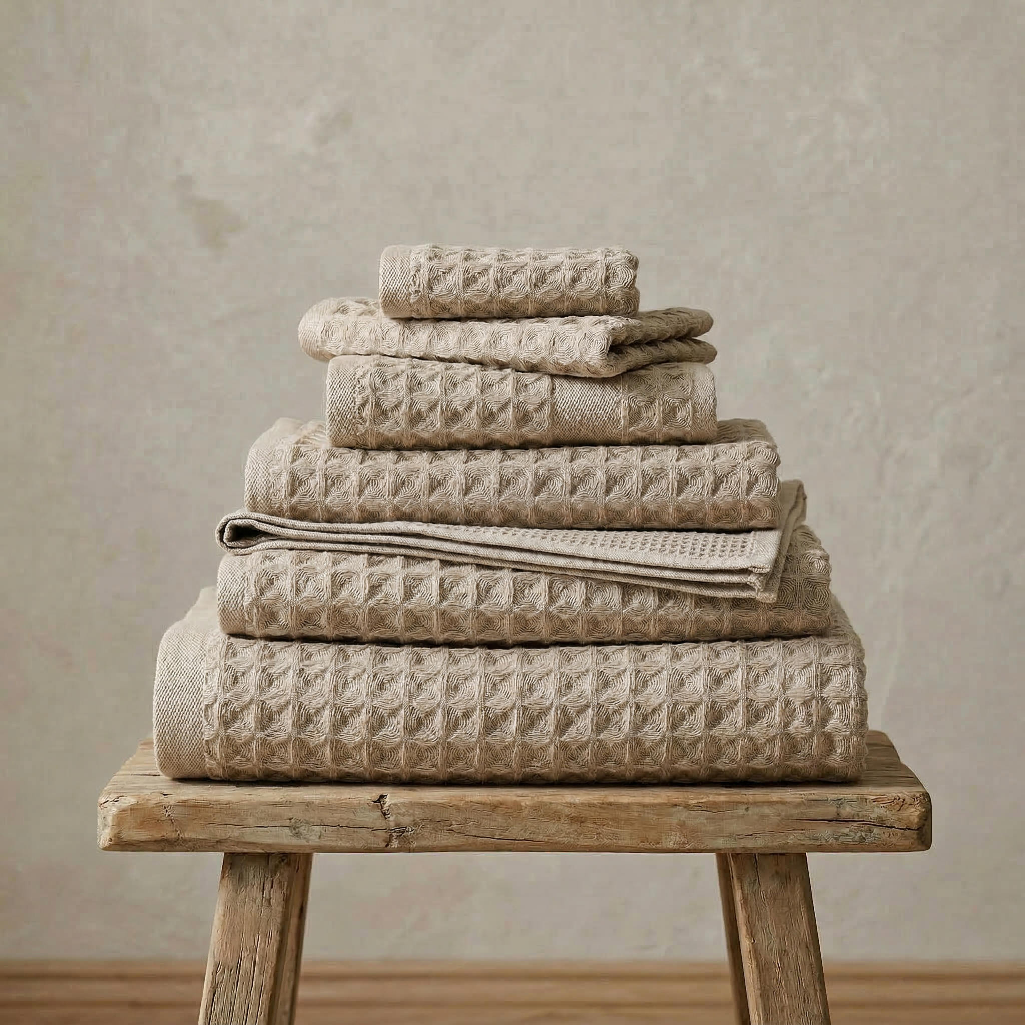 waffle towel set