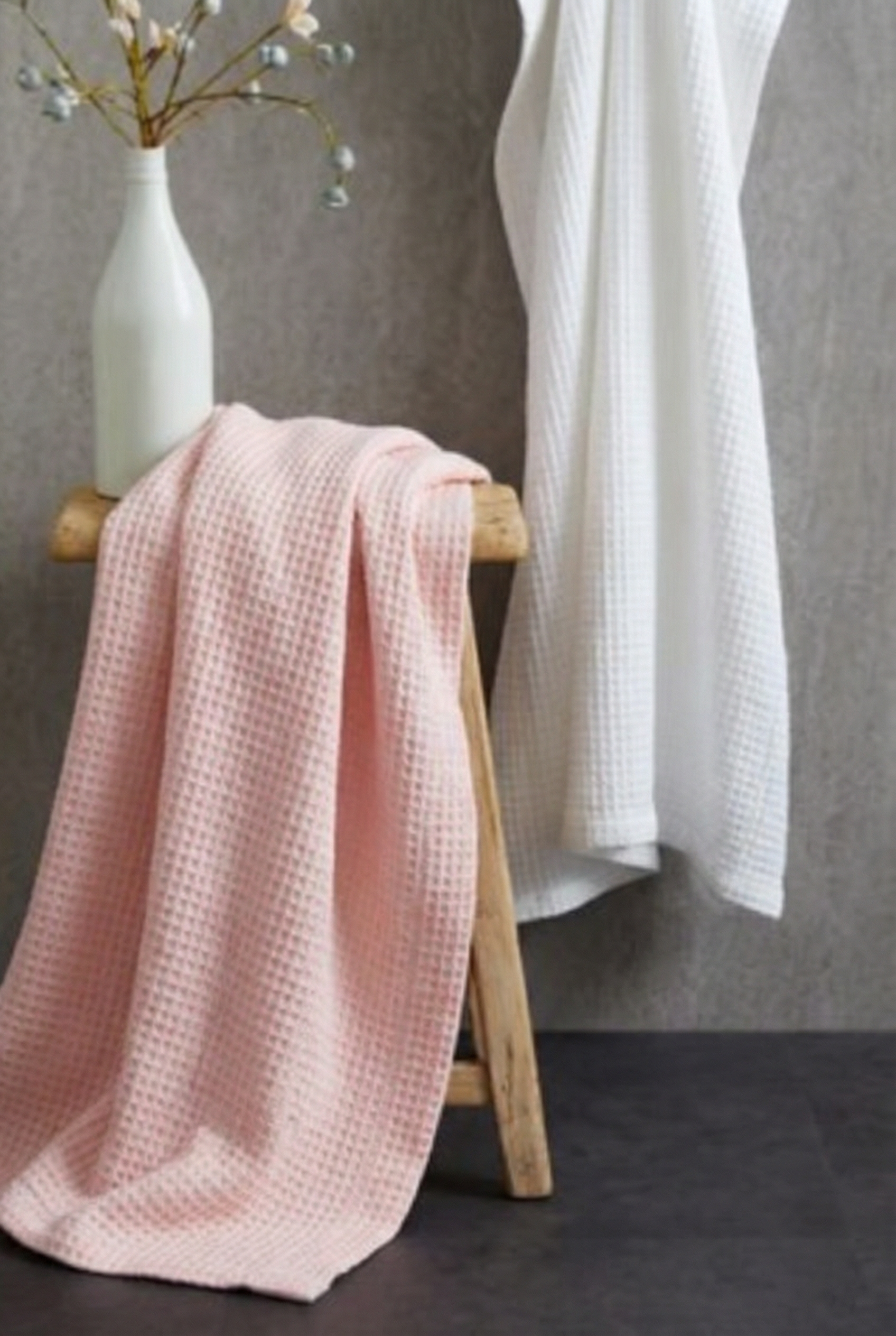 cotton waffle dressing gown