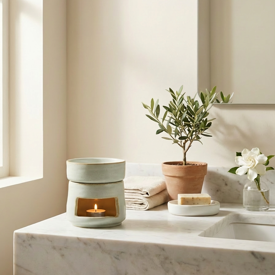 ceramic oil diffuser & wax burner