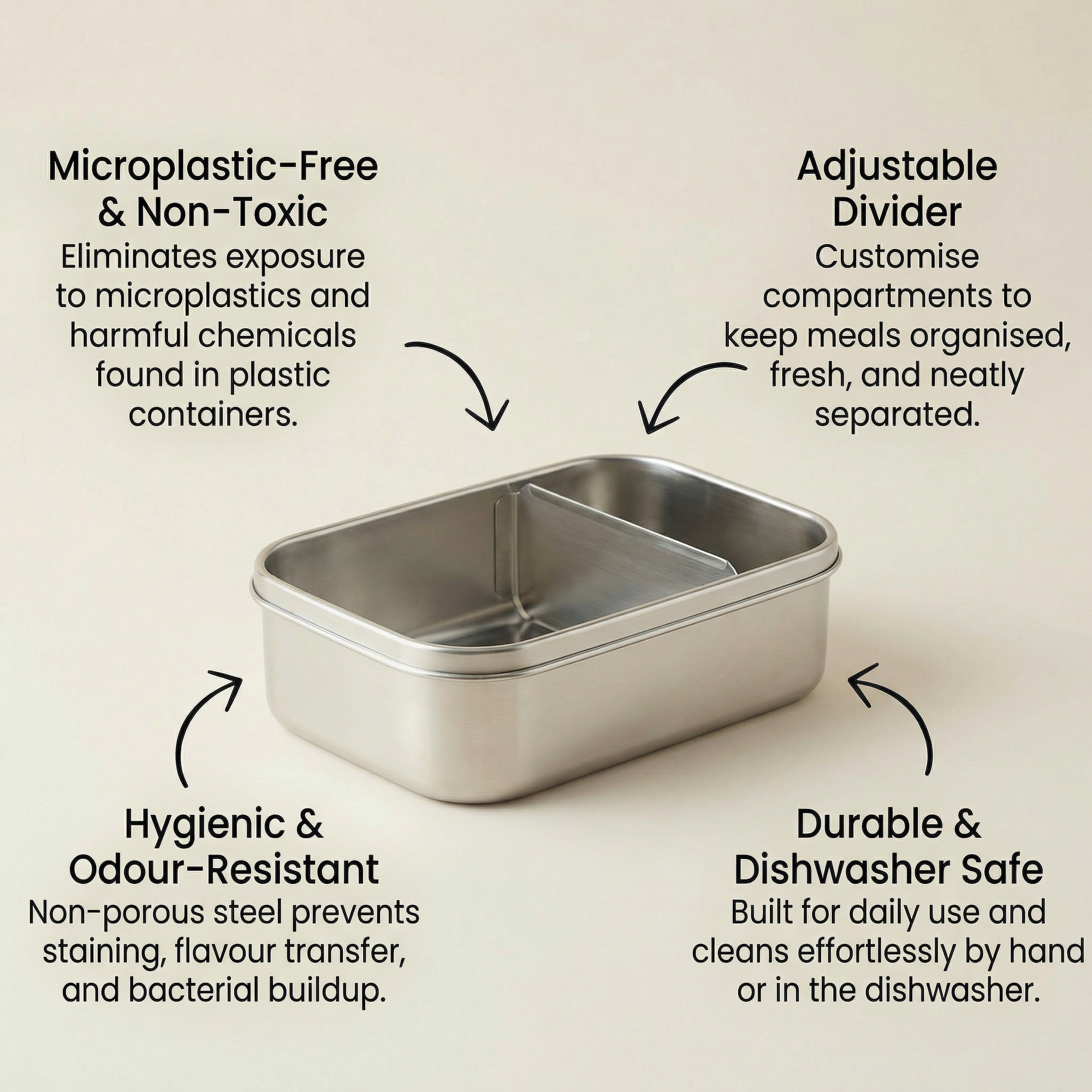 stainless steel bento box