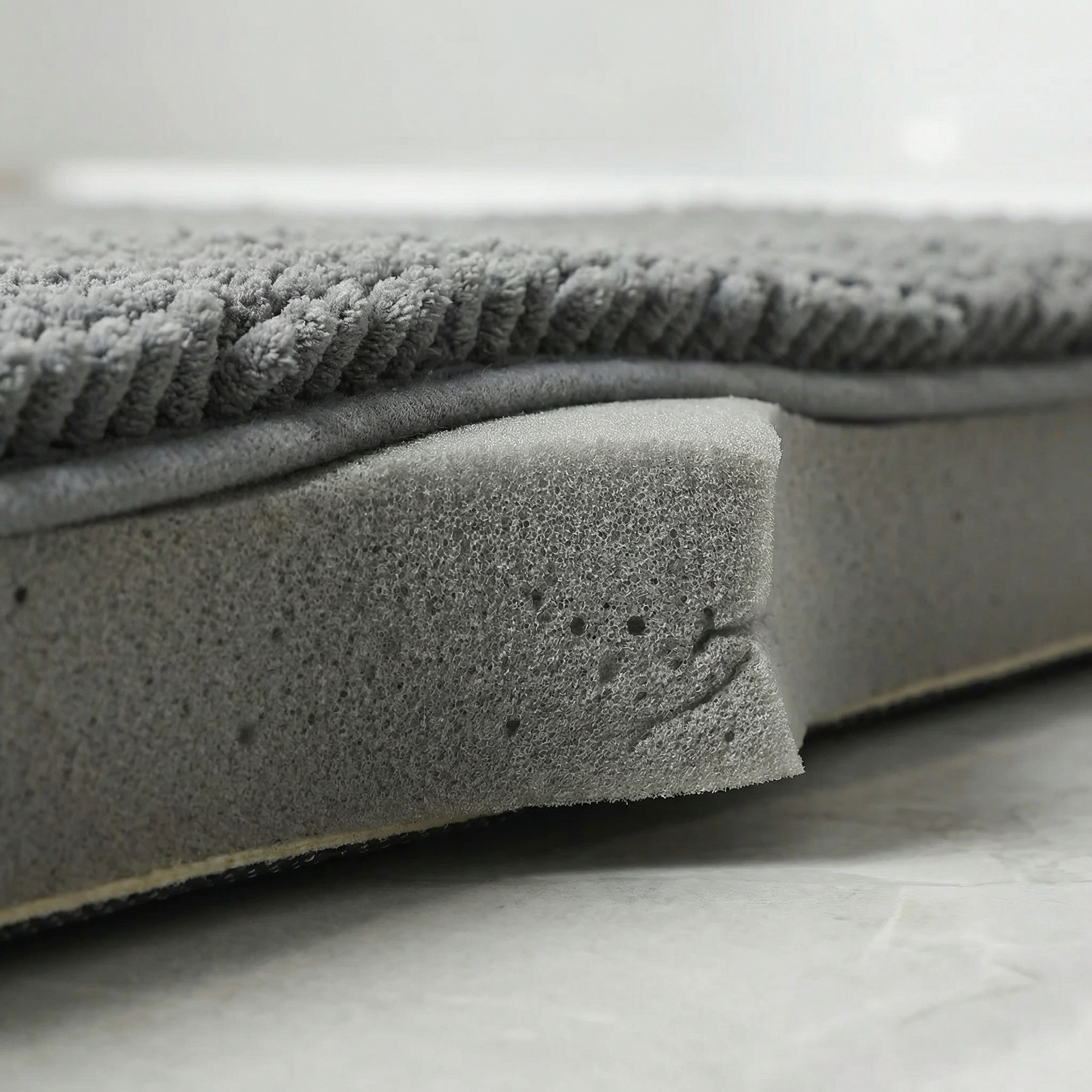 Memory foam quick dry bath mat