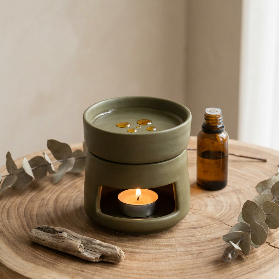 ceramic oil diffuser & wax burner