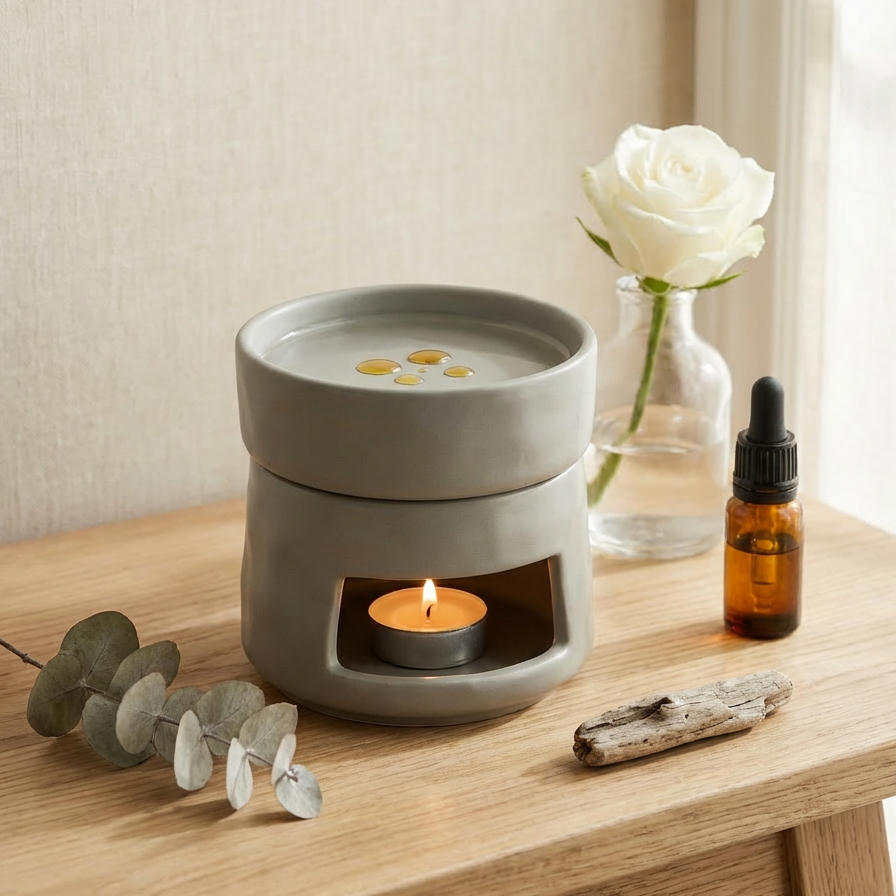 ceramic oil diffuser & wax burner