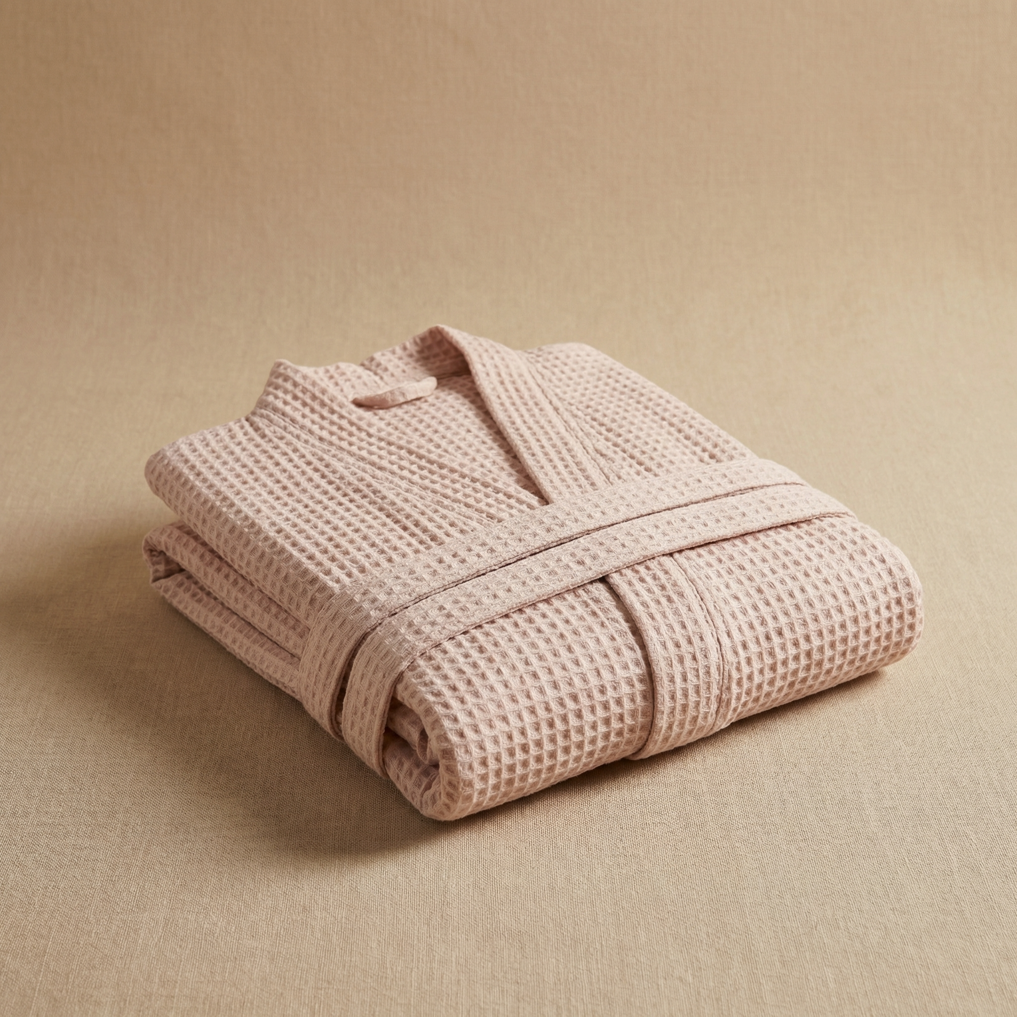 cotton waffle dressing gown
