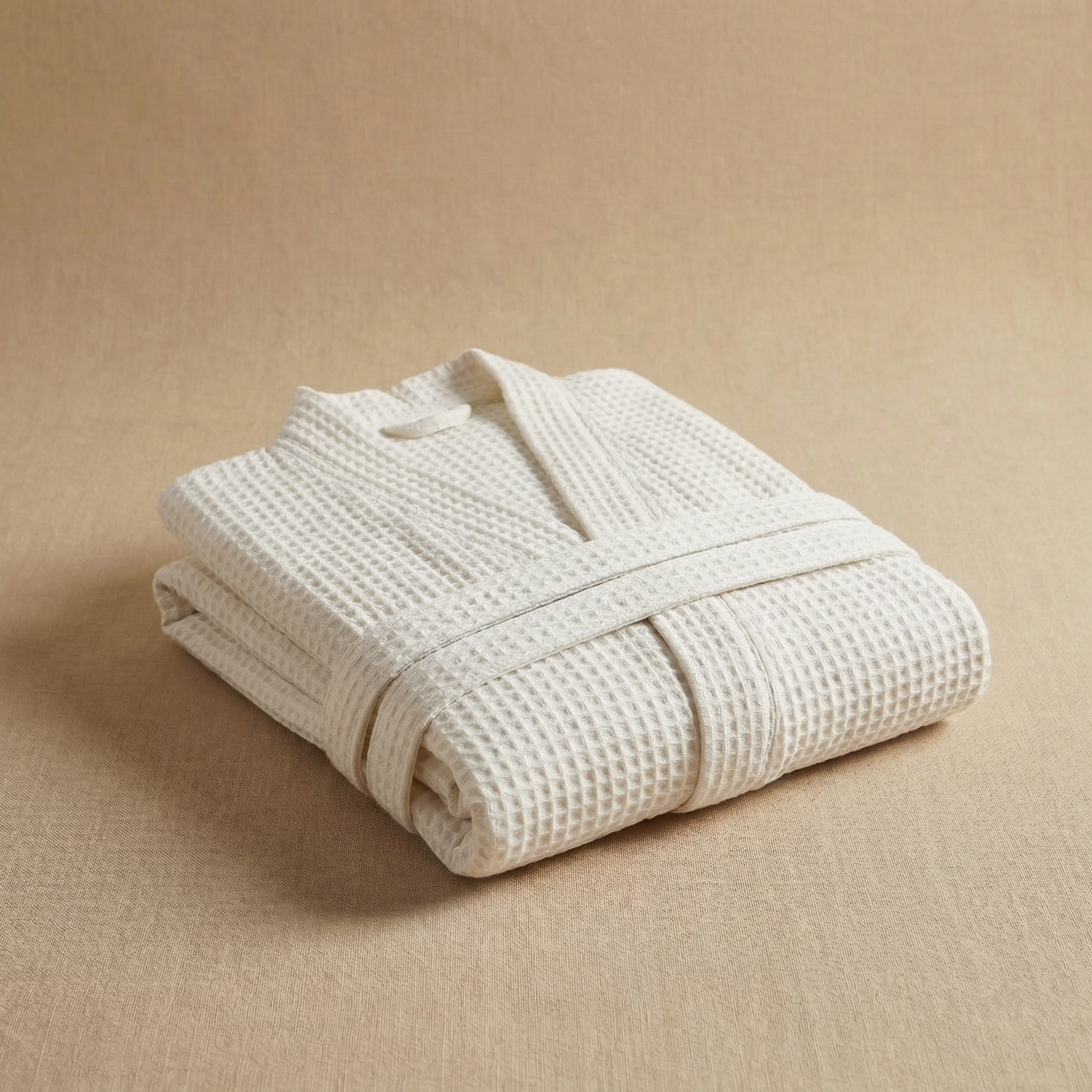 cotton waffle dressing gown