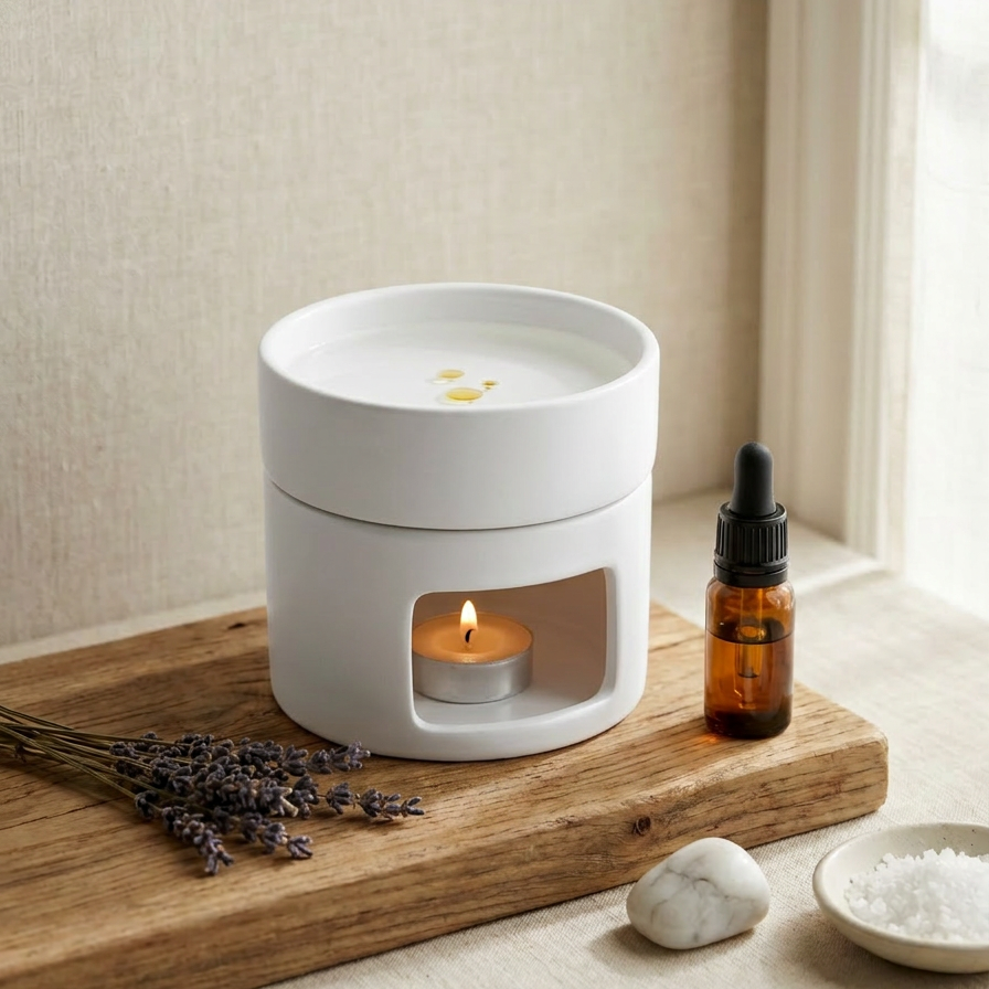 ceramic oil diffuser & wax burner