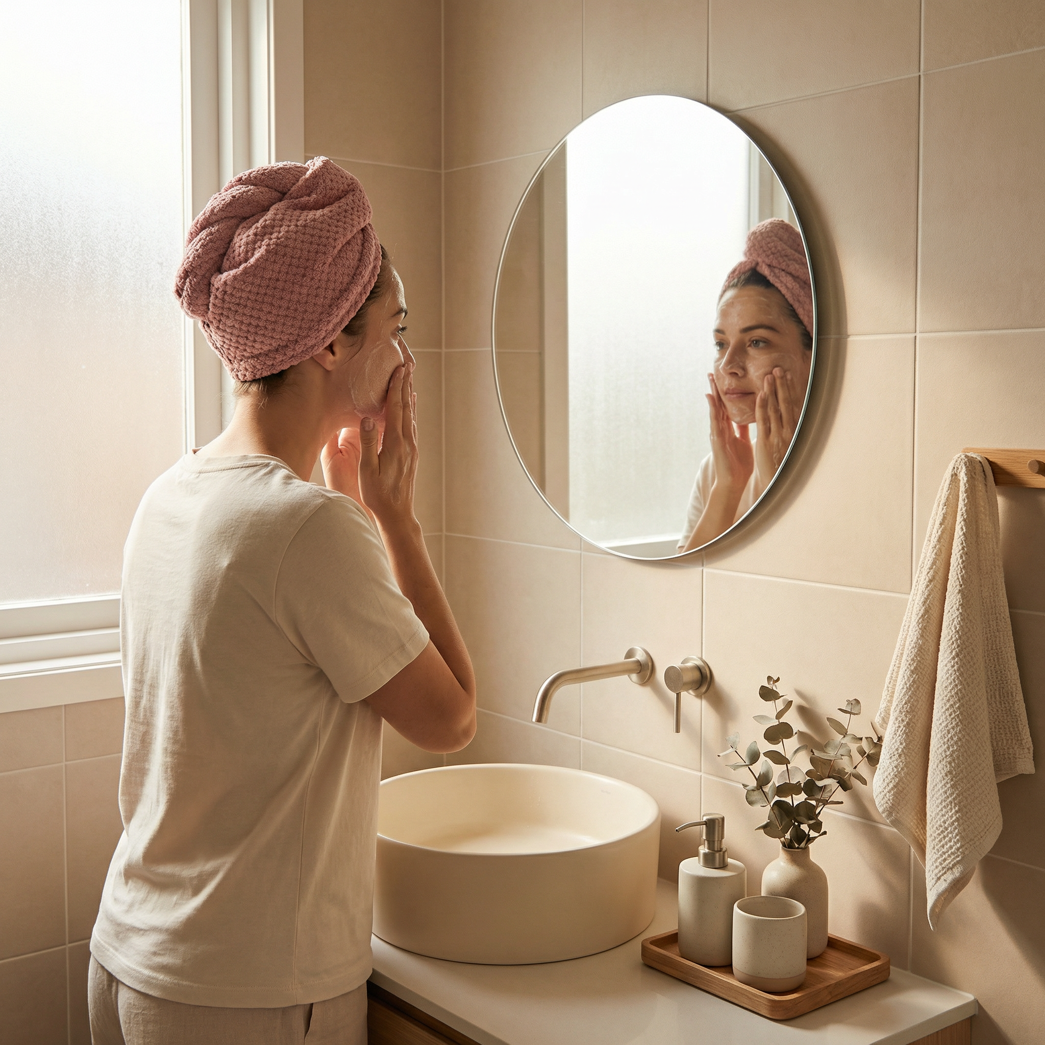 microfibre hair wrap set