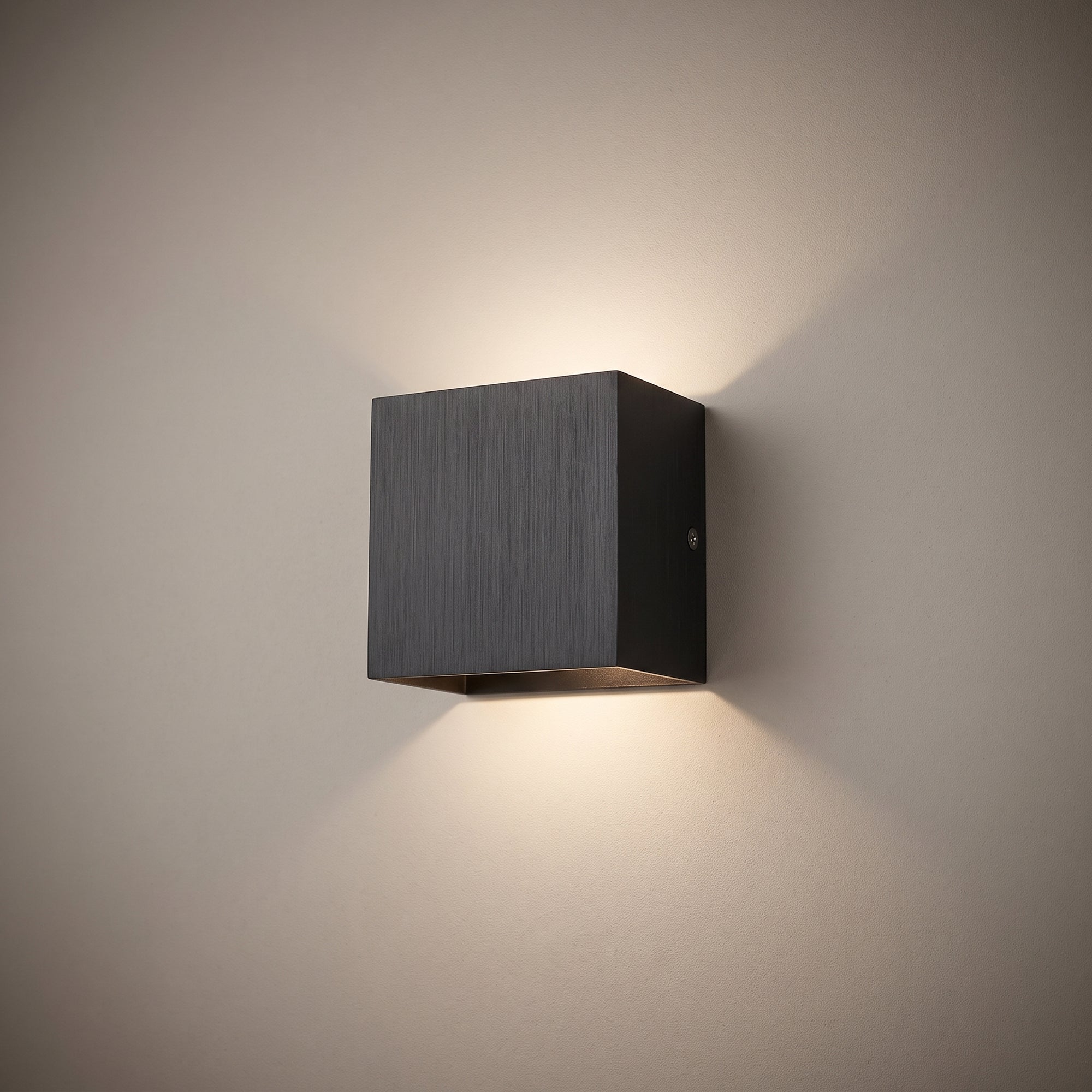 cairn wall light, black, studio hero