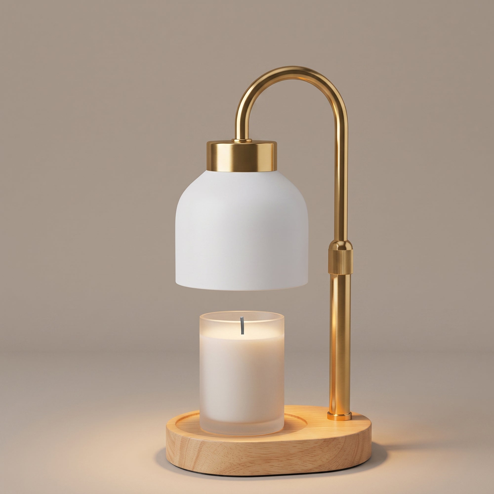 Fen candle warmer in white, studio hero