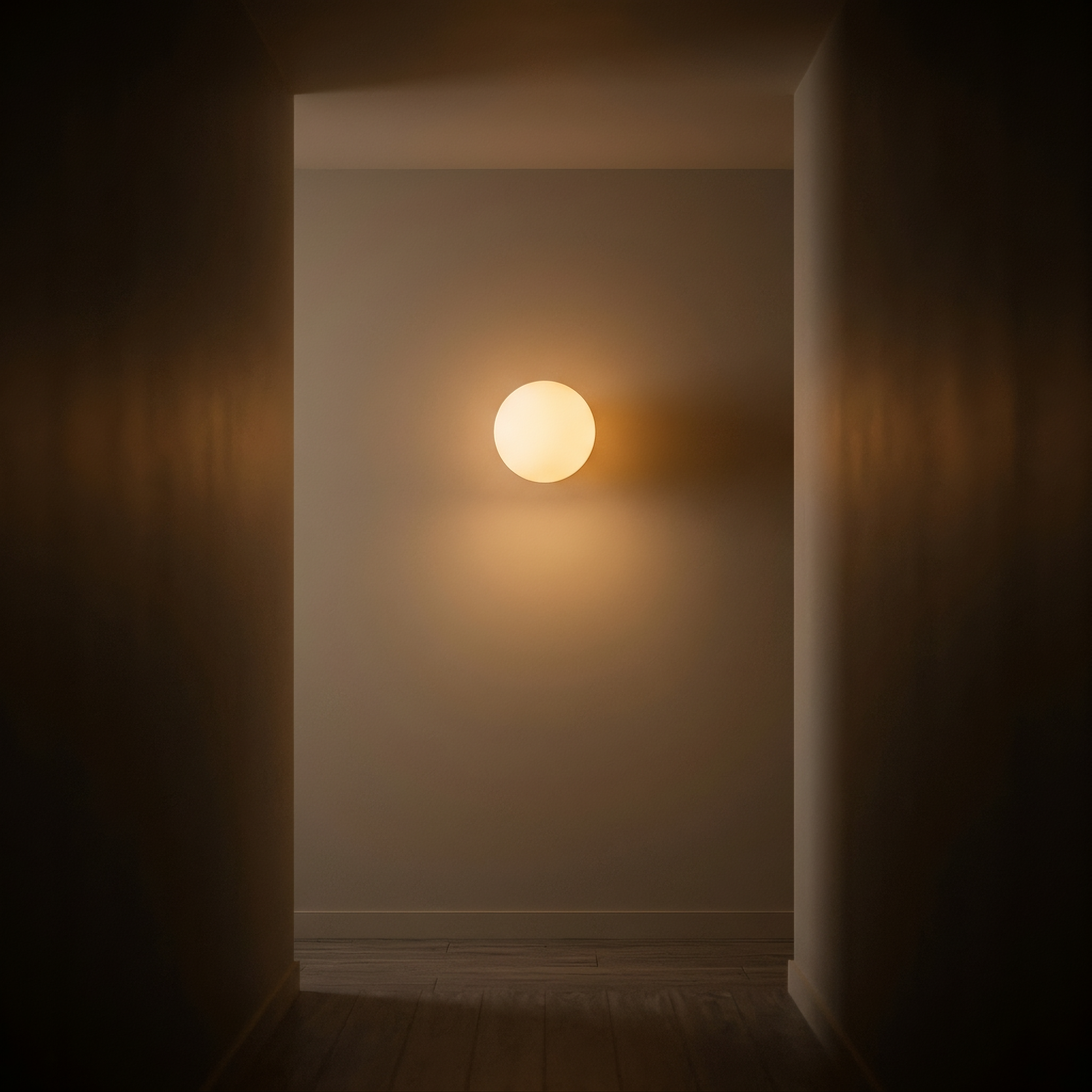 holm wall light in hallway