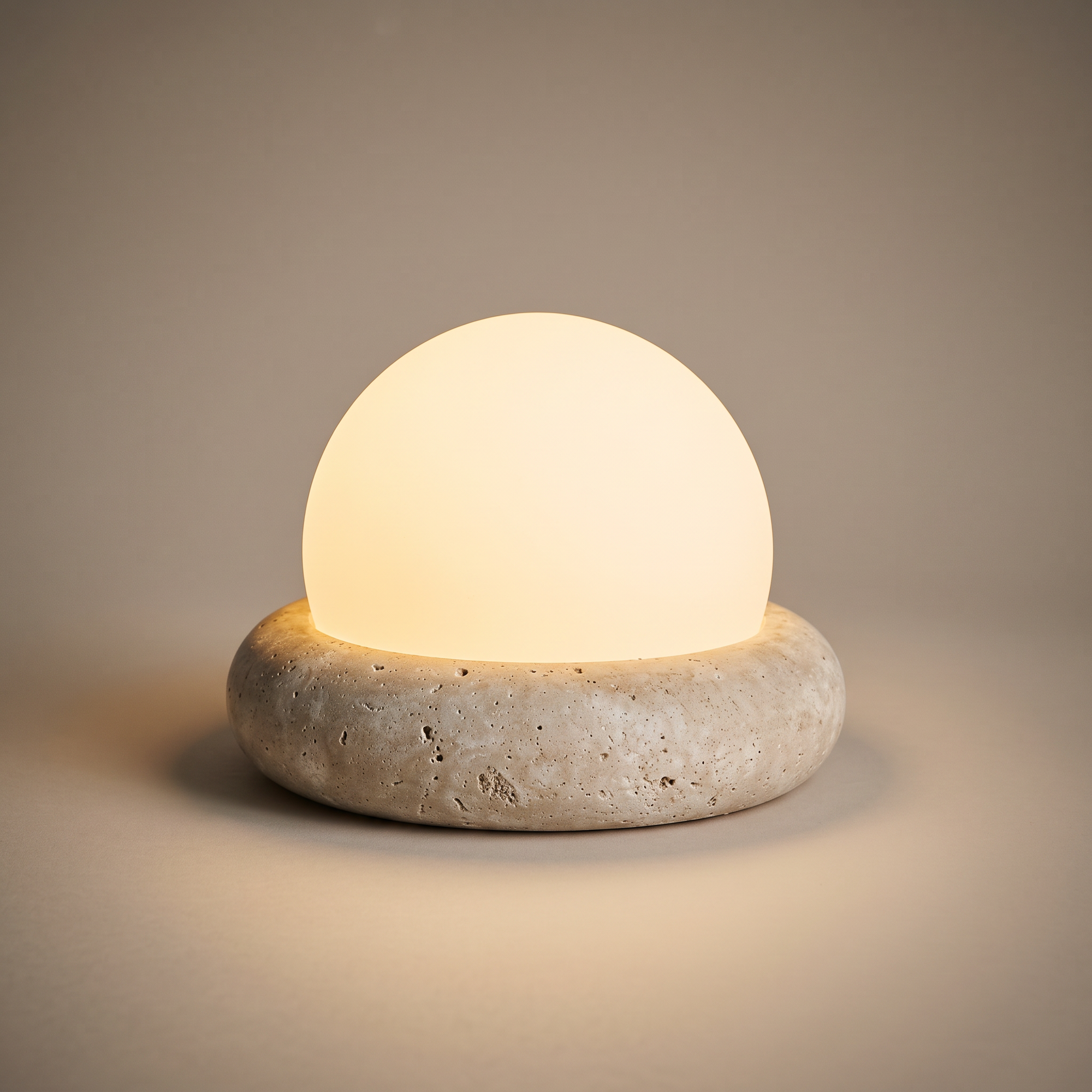oboro travertine lamp