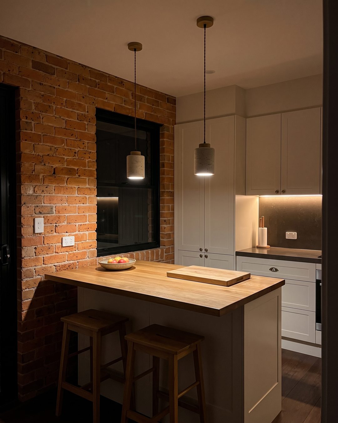 travertine pendant light