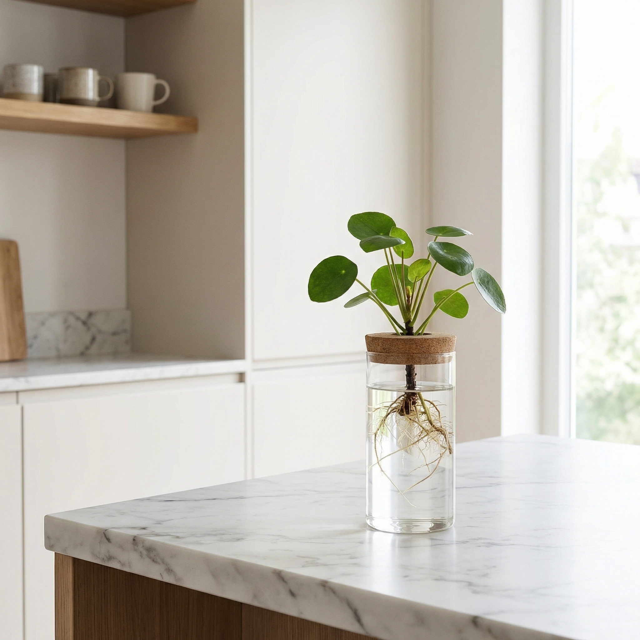 glass hydroponic set