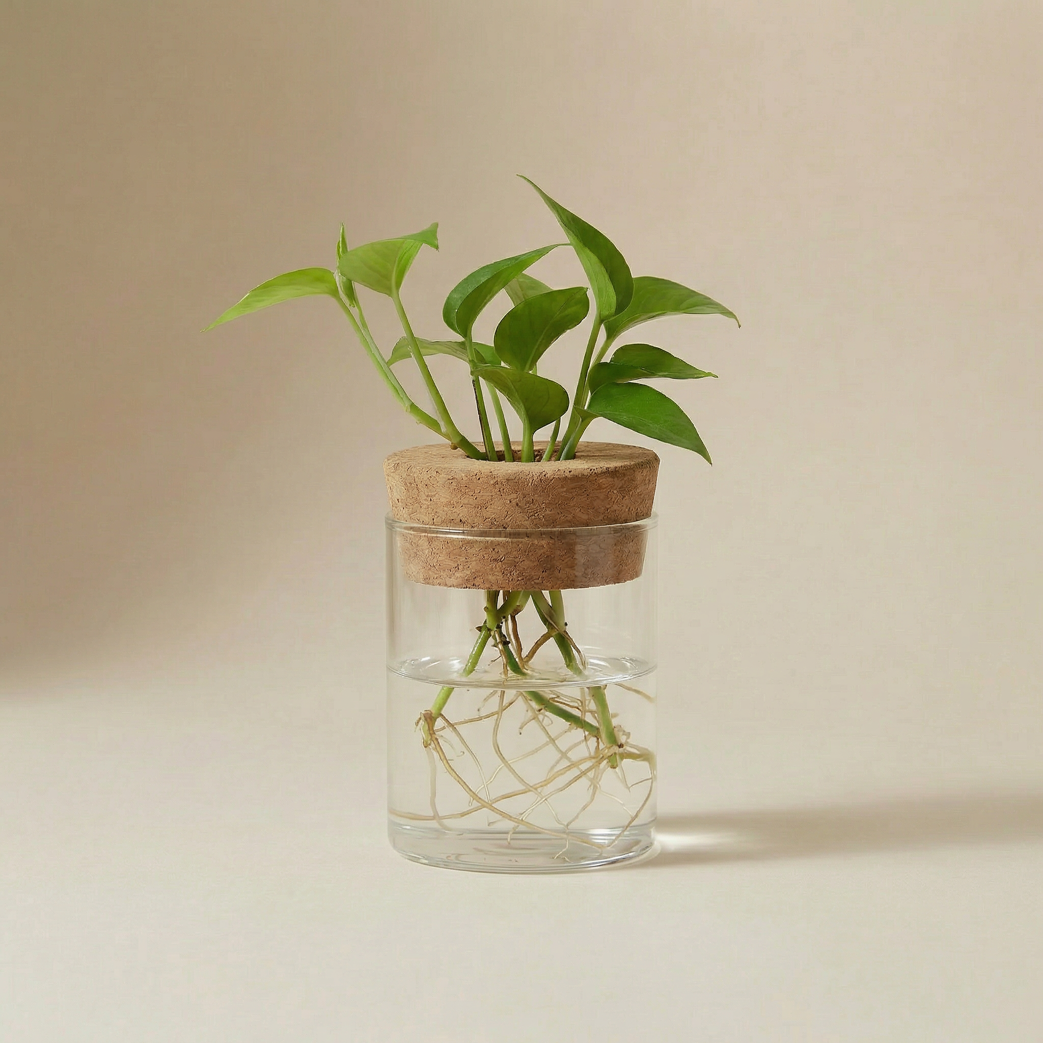 glass hydroponic set