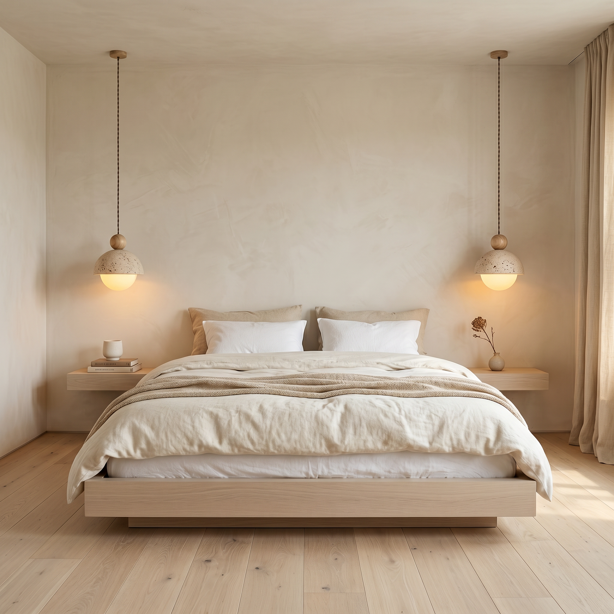 kura travertine pendant light