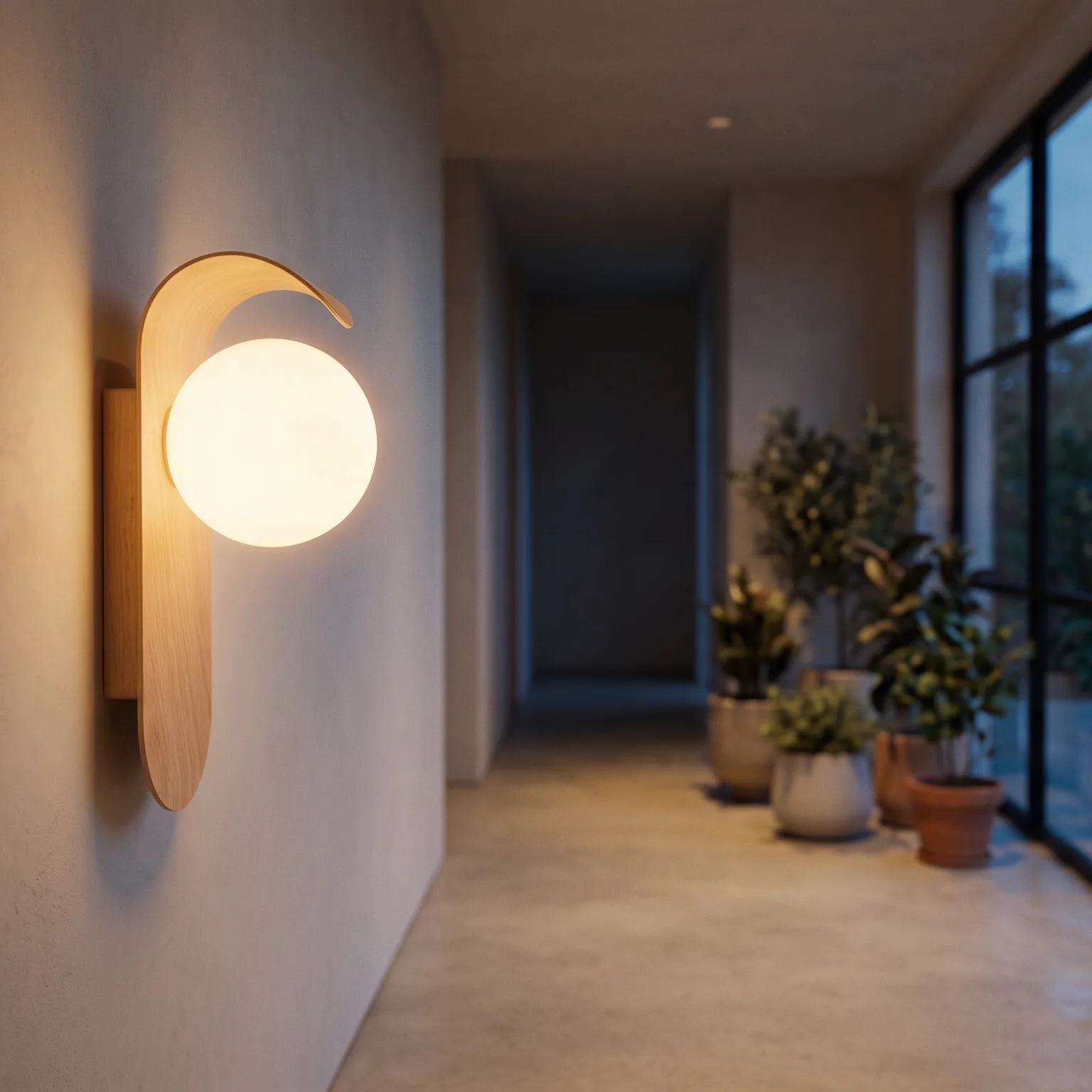 tsuki wall light