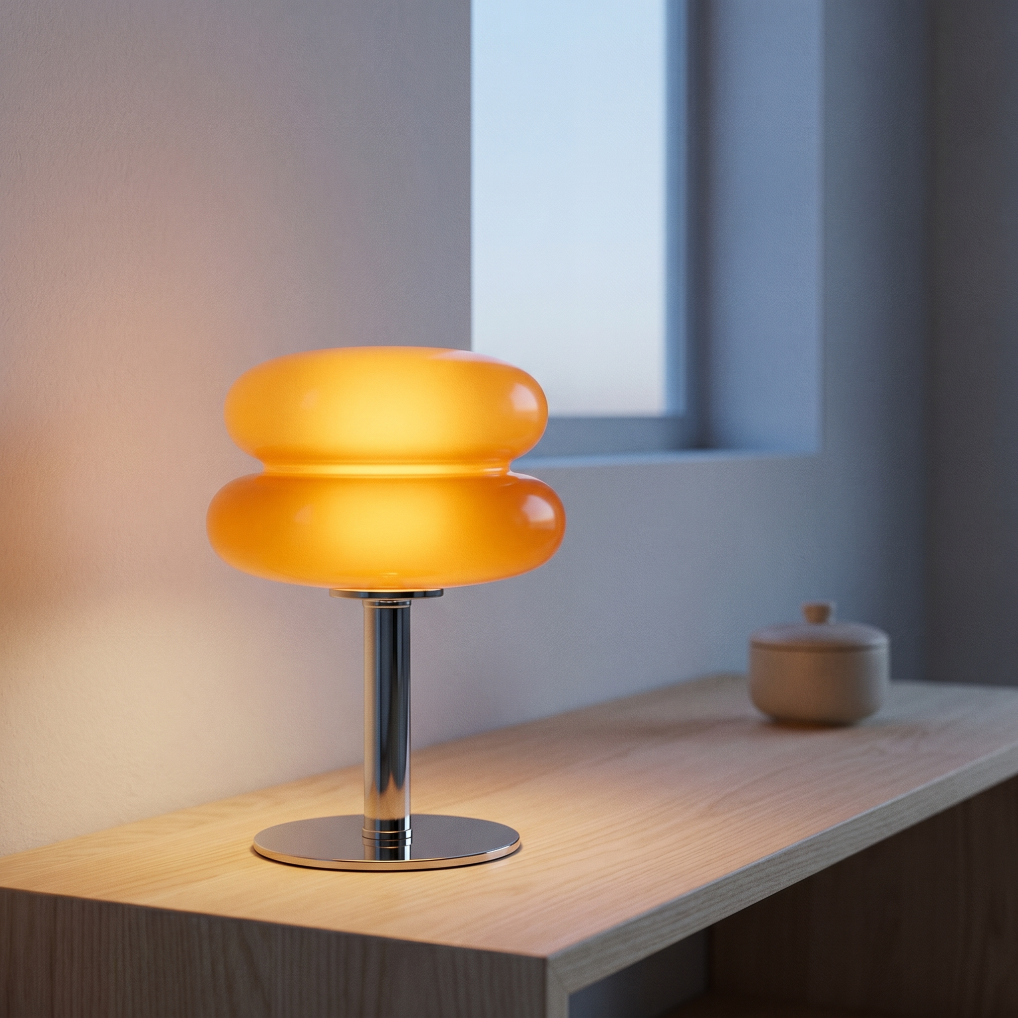 lueur glass lamp