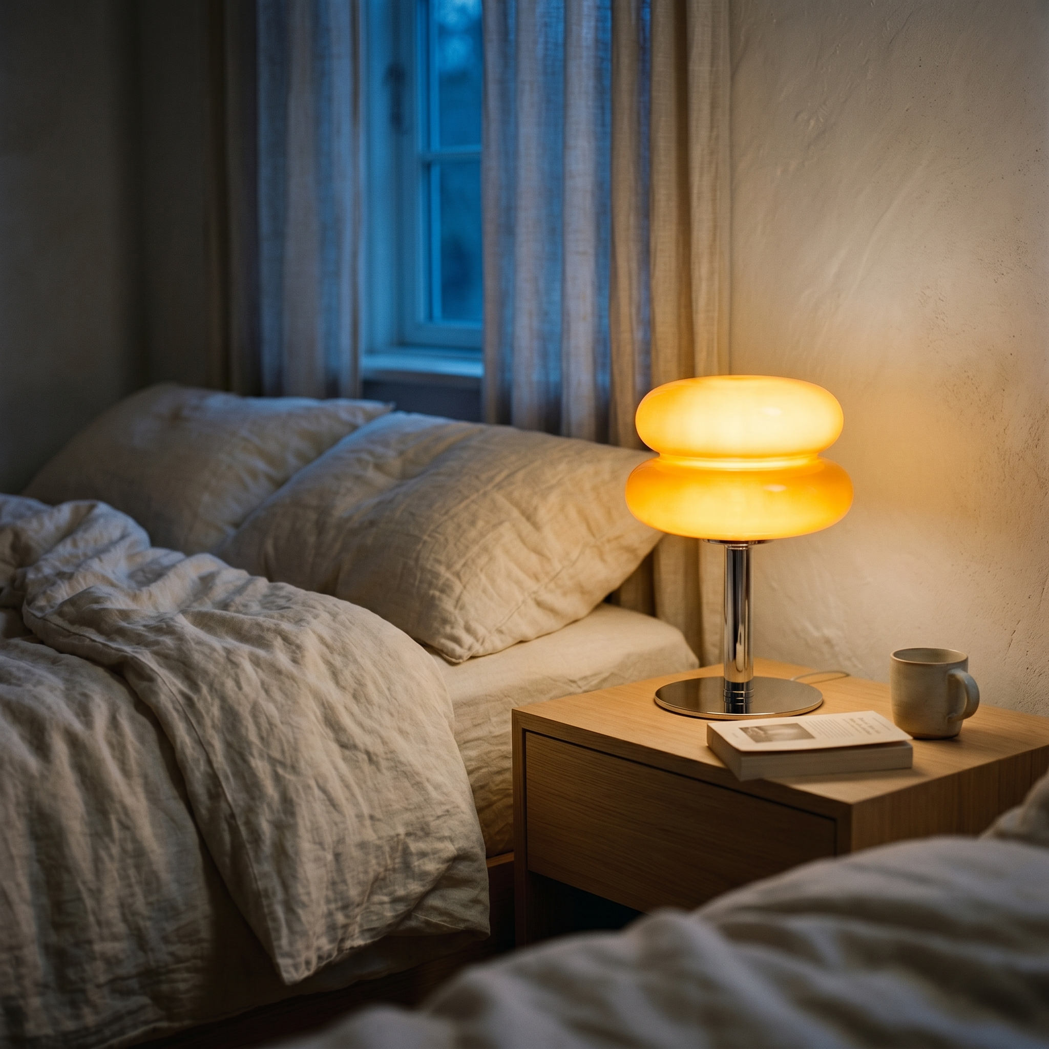 lueur glass lamp