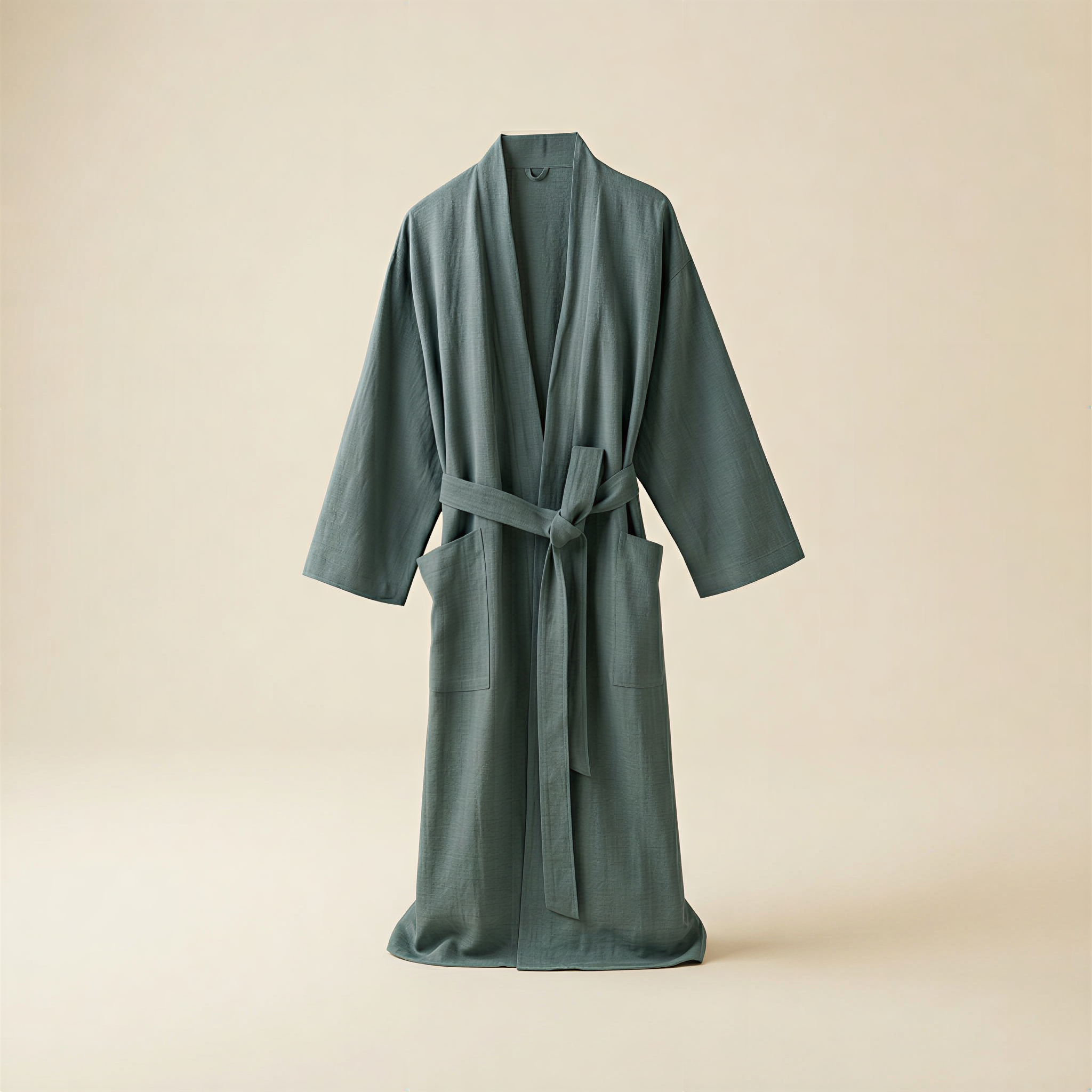 linen cotton dressing gown