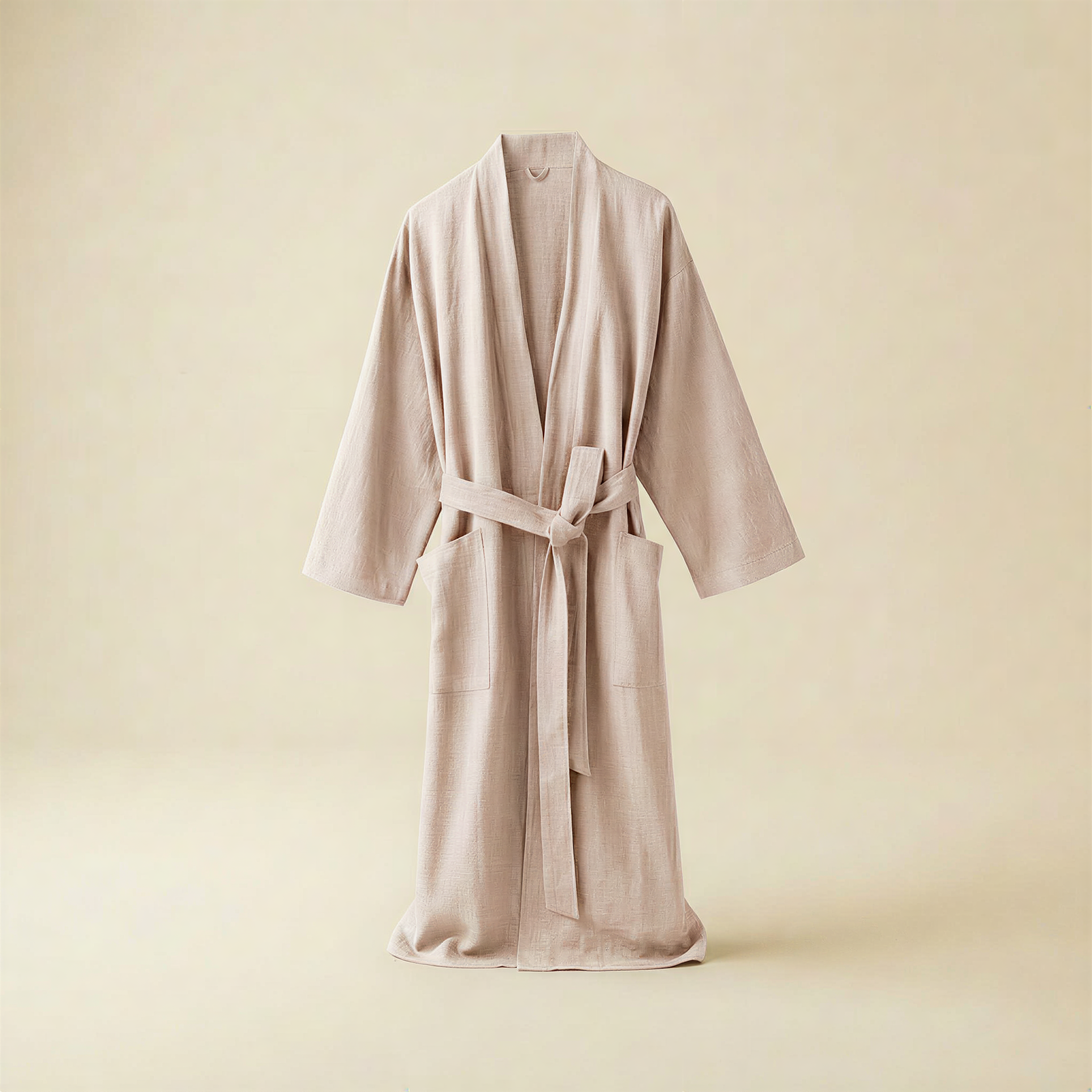 linen cotton dressing gown