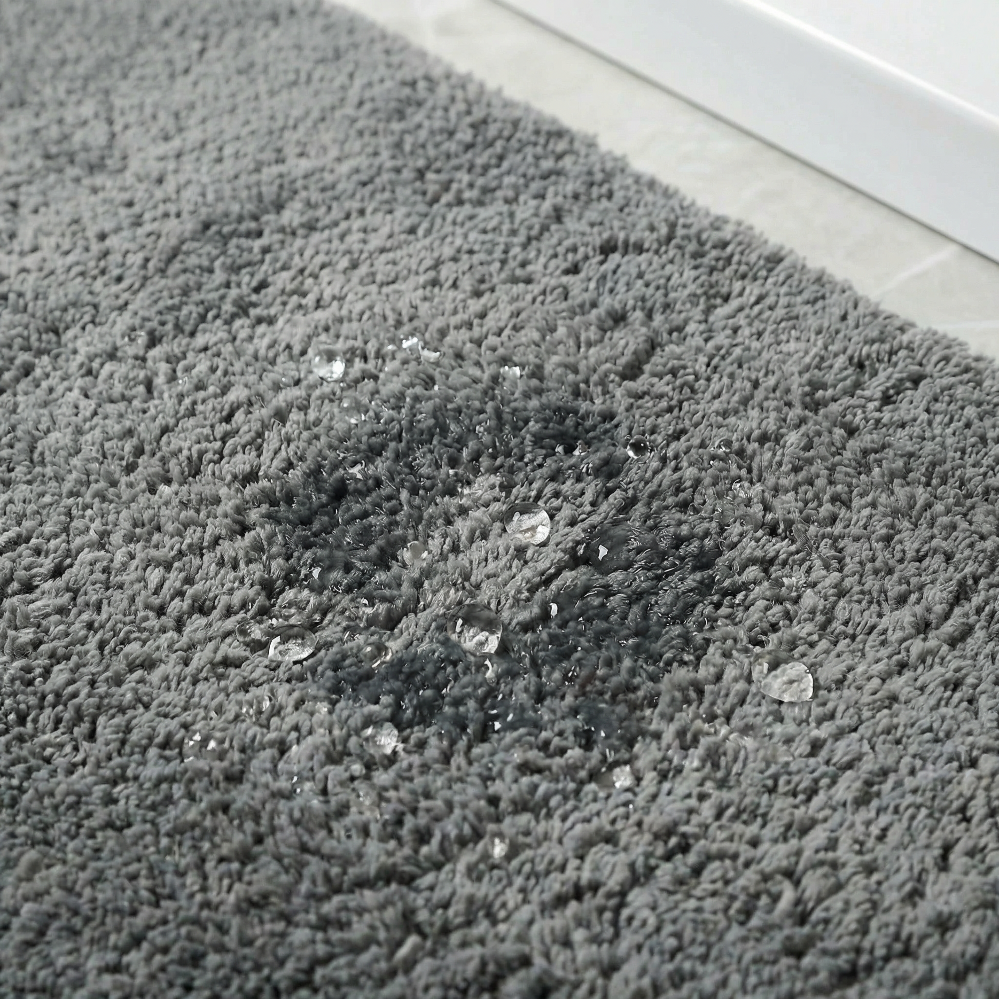 Memory foam quick dry bath mat