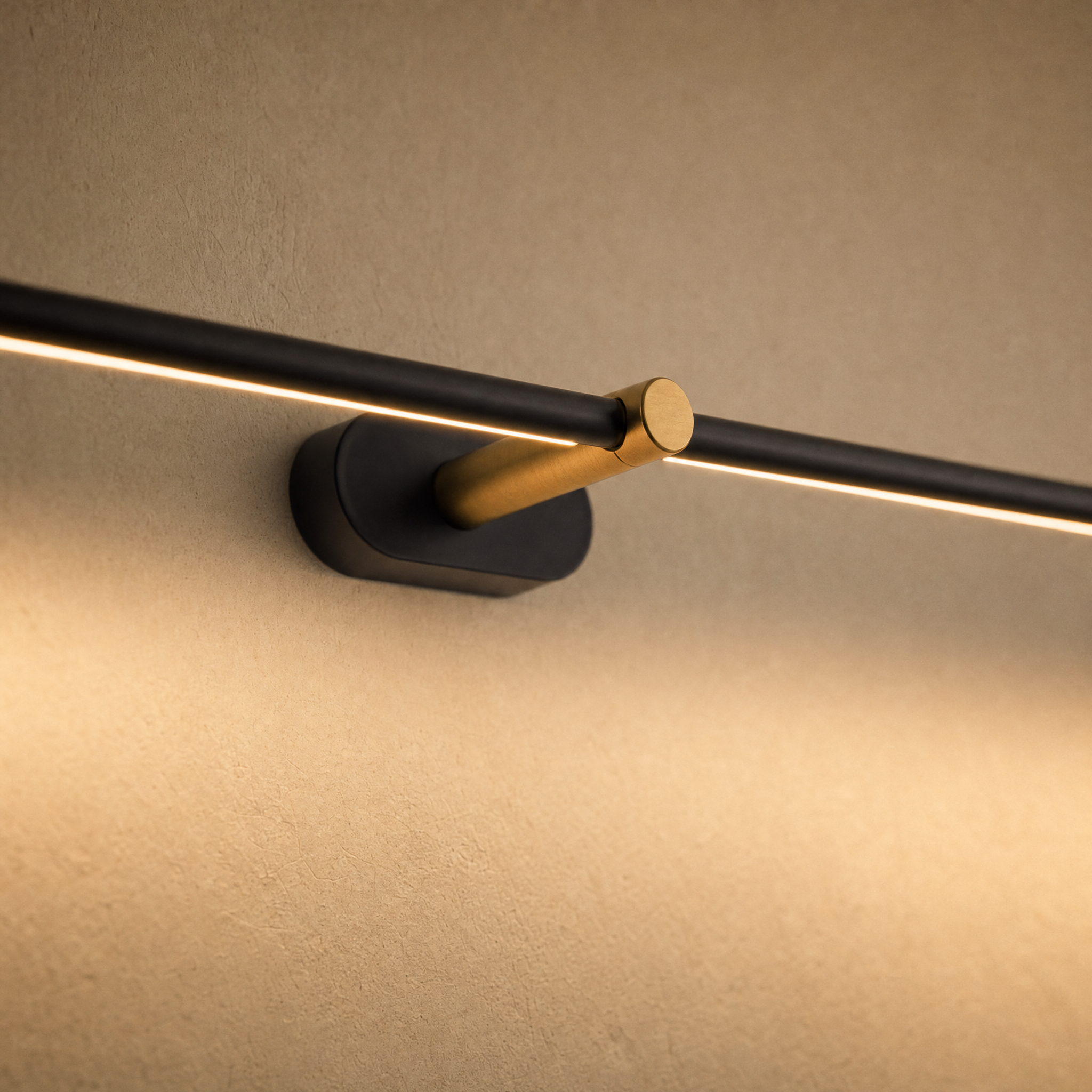 eda wall light bracket and brass detail