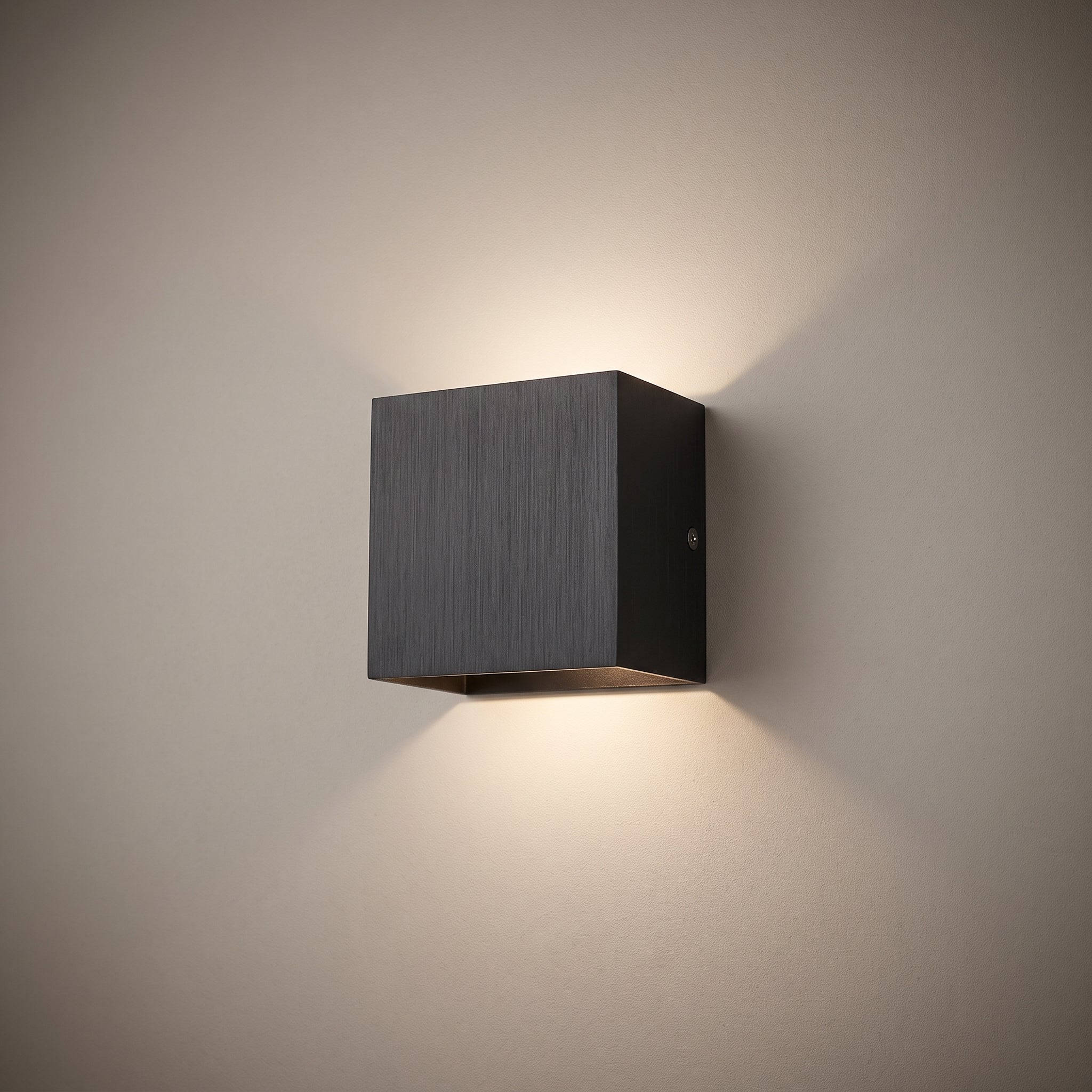 cairn wall light, black, studio hero