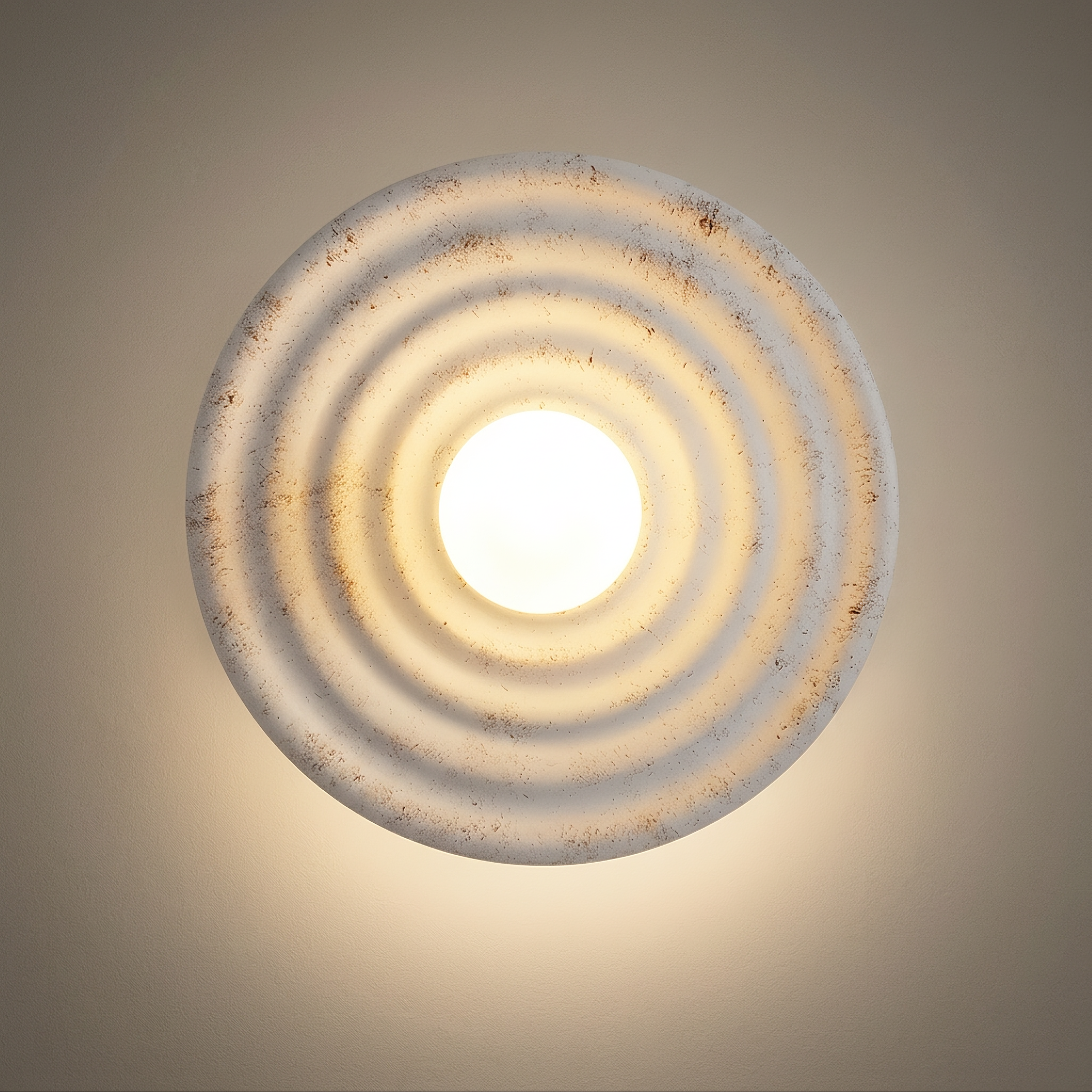 dene wall light, warm white glow, studio hero