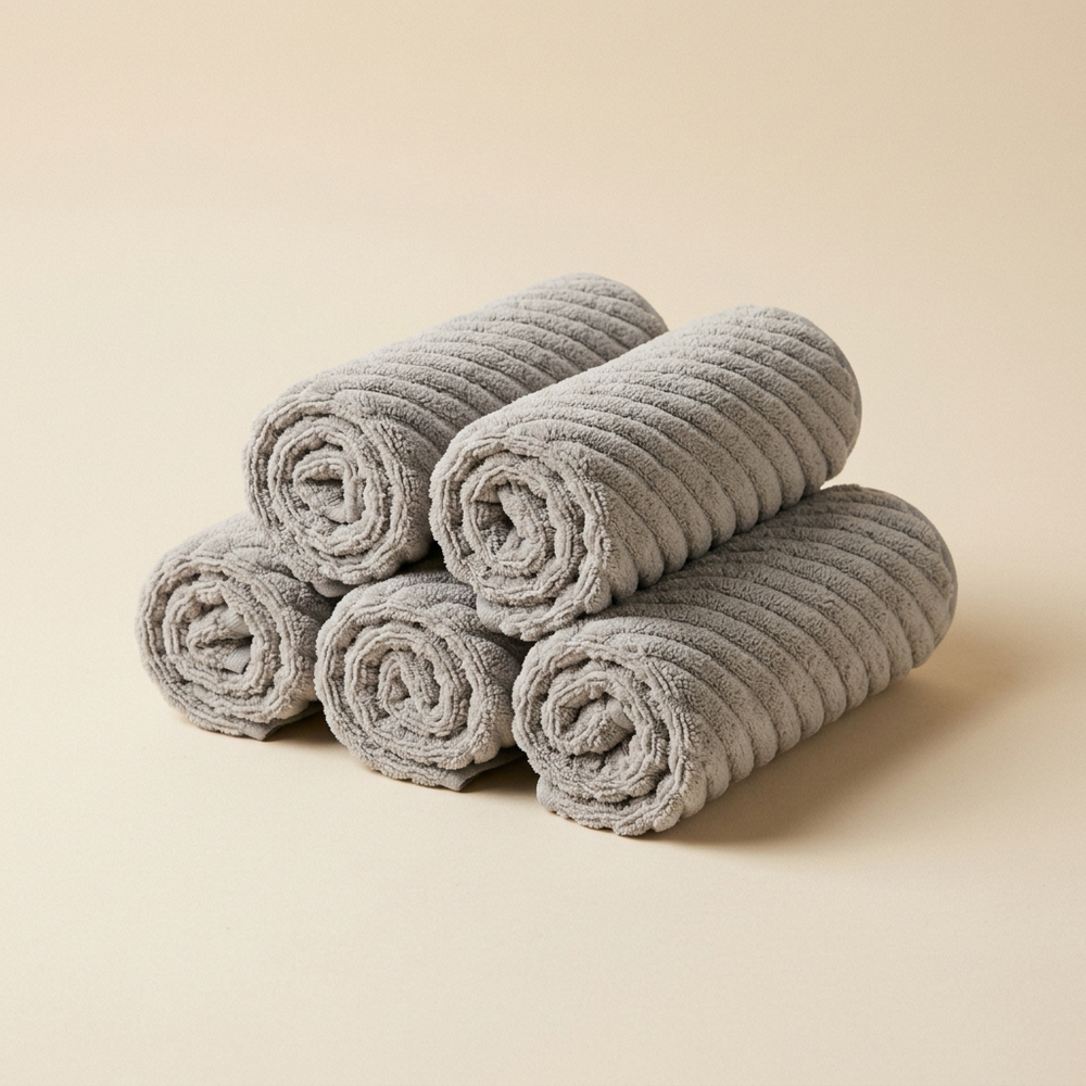 ultra soft bathroom hand towels set