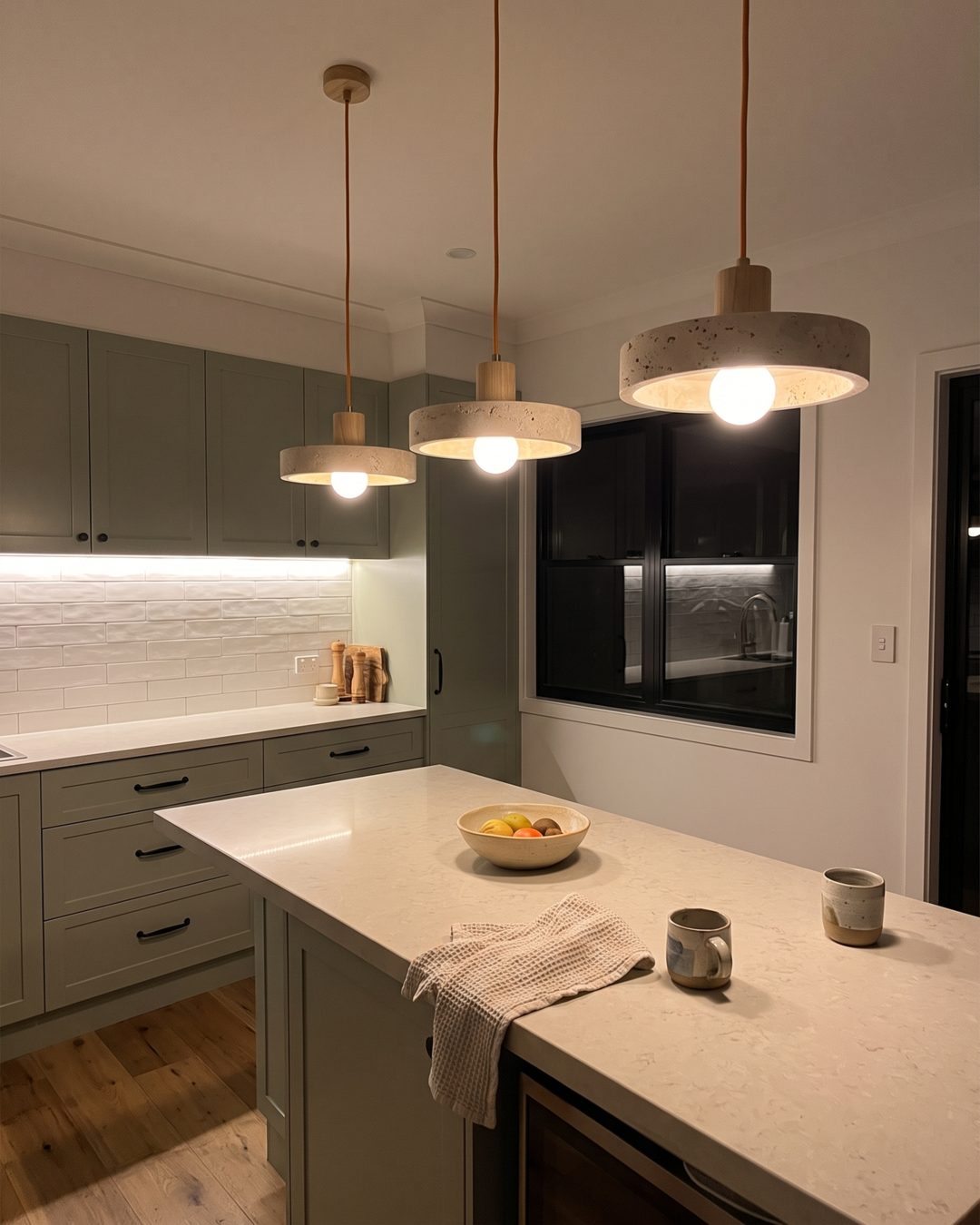 Ishi Travertine Pendant Light