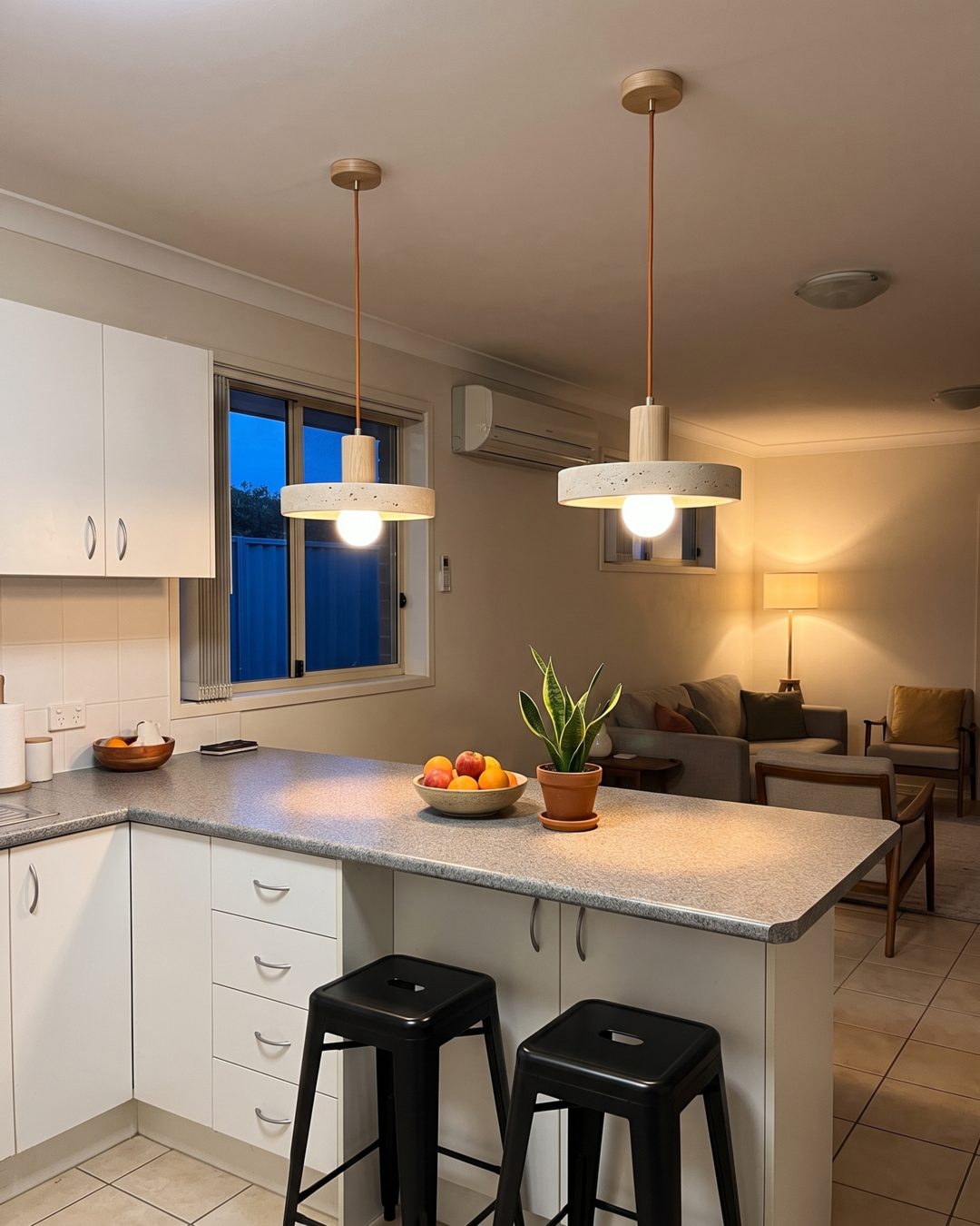 Ishi Travertine Pendant Light