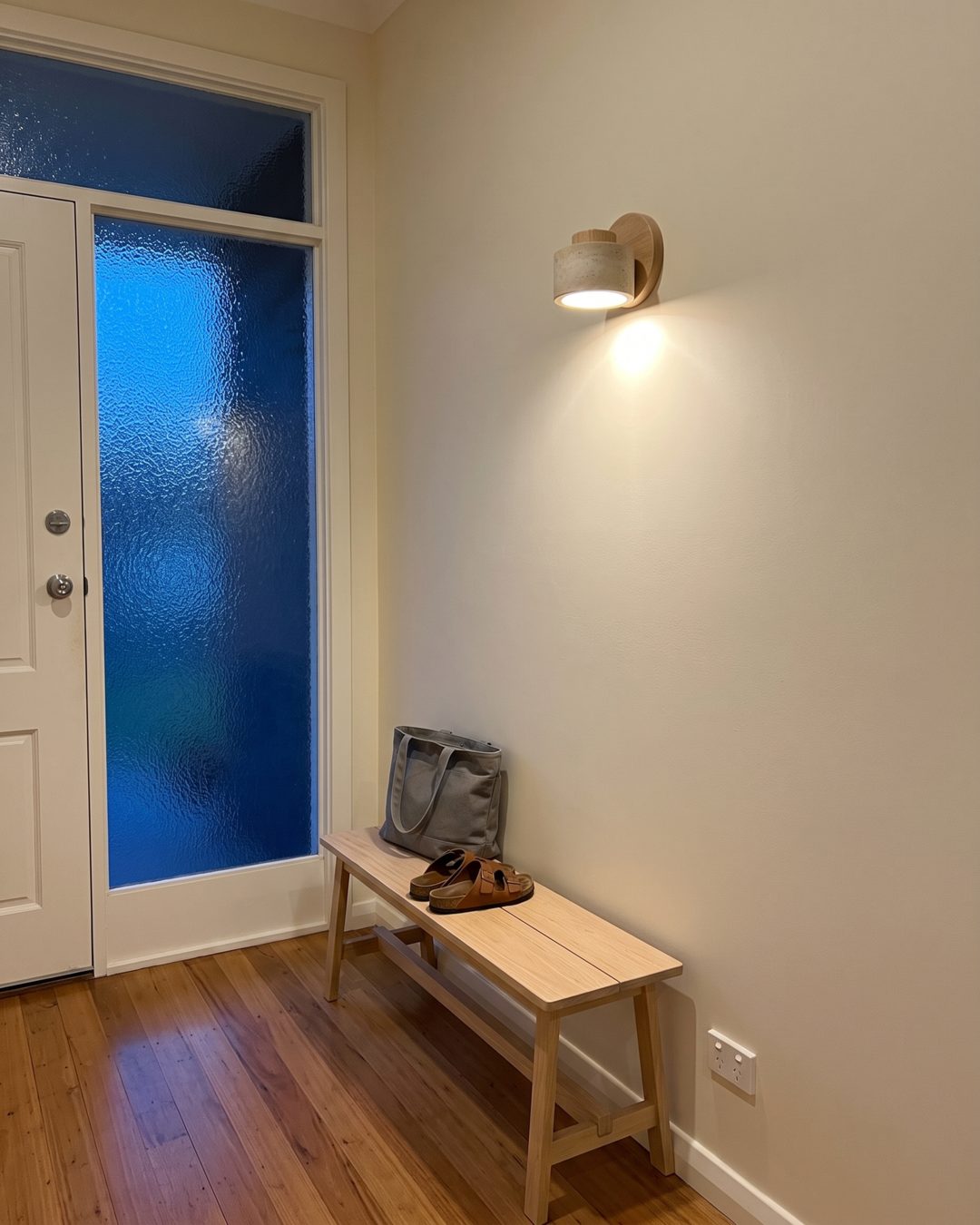 iwa travertine wall light