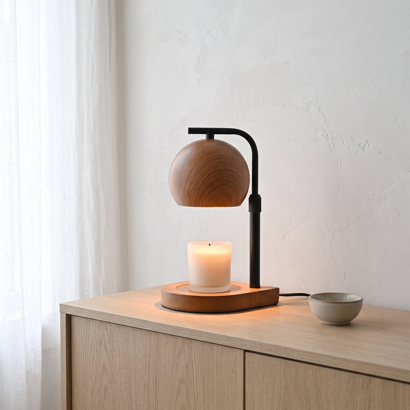 Brink candle warmer on a pale oak sideboard